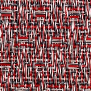 Vinyl-Badteppich Messina Rot - Kunststoff - 180 x 1 x 500 cm