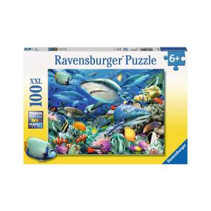 Puzzle Riff der Haie 100 Teile XXL Papier - 23 x 4 x 34 cm