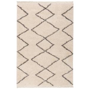 Langflor ShaggyTeppich Casablanca Rauten Beige - Textil - 160 x 4 x 230 cm