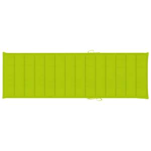 Coussin de chaise longue 3005774-3 Vert clair - Largeur : 70 cm