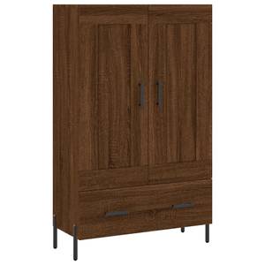 Highboard DE8247 Eiche Schwarzbraun Dekor