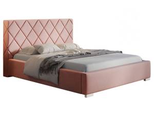 Polsterbett TARANTO Pink - Breite: 180 cm