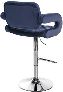 Barhocker Dublin Blau - Silber