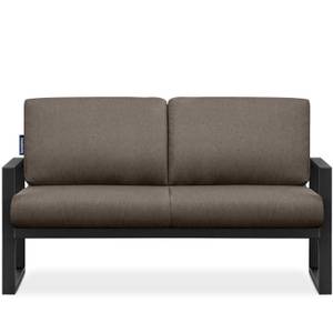 Gartensofa FRENA 2-Personen Beige - Schwarz