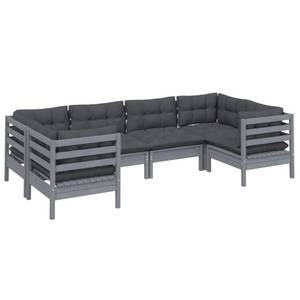 Garten-Lounge-Set Grau