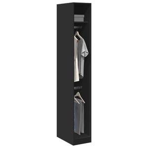 Kleiderschrank 298537-5 Schwarz - Breite: 30 cm