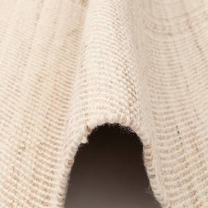 Teppich Kelim Läufer Wolle Lara Meliert Taupe - 90 x 160 cm