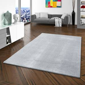 Hochflor Luxus Velours Teppich Touch Grau - 140 x 200 cm