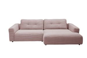 Ecksofa MIKA Pink - Ecke davorstehend rechts - Longchair davorstehend rechts