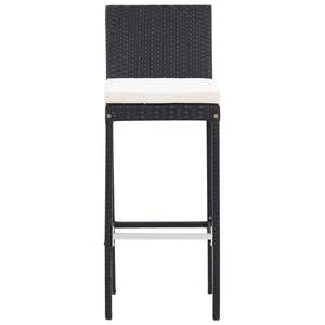 Bistro-Set-k236 ( 9-tlg ) Schwarz - Massivholz