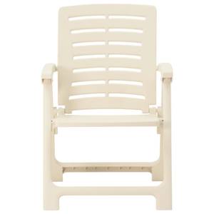 Chaise de jardin Blanc - Matière plastique - 59 x 82 x 56 cm