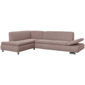 Terrence Ecksofa links, rosé Pink - Textil - 270 x 76 x 190 cm