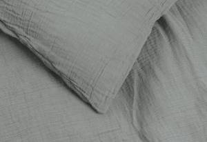 Musselin-Bettwäsche Kinderbetten, grau Grau