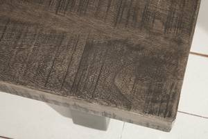 Couchtisch IRON CRAFT Grau - Massivholz - 100 x 46 x 60 cm