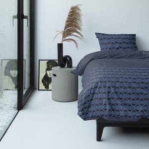 Bettbezug - Baumwolle - 135x200cm Blau - Textil - 135 x 4 x 200 cm