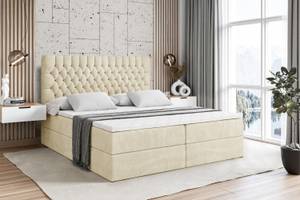 Boxspringbett DAISY Beige - Breite: 140 cm - H4