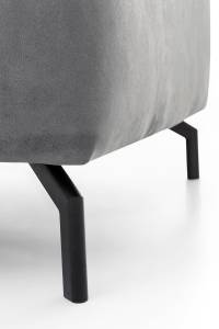 Canapé d'angle CALINA Microfibre Gris - Textile - 307 x 76 x 233 cm