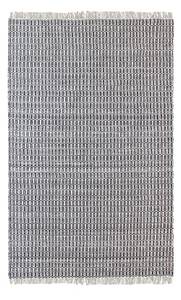Handgefertigter Teppich Ruben Grau - Kunststoff - 160 x 230 x 1 cm