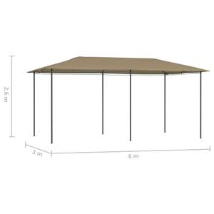 Gartenpavillon 3006504-2 Taupe - 530 x 259 x 298 cm