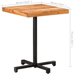 Bistrotisch 320276 Braun - Massivholz - Holzart/Dekor - 60 x 75 x 60 cm