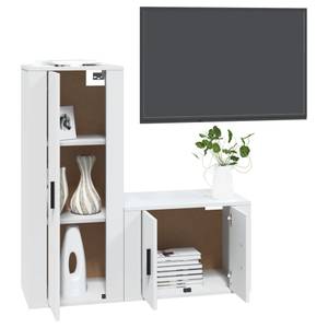 TV-Schrank 2er Set D754 Weiß