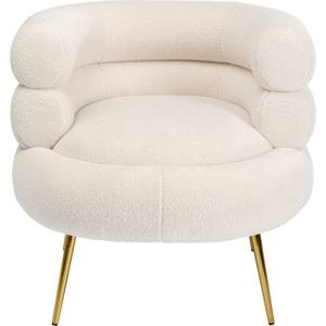 Fauteuil Livelli Beige - Textile - 74 x 78 x 74 cm