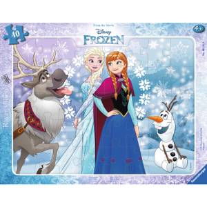 Puzzle Anna und Elsa Papier - 29 x 2 x 37 cm