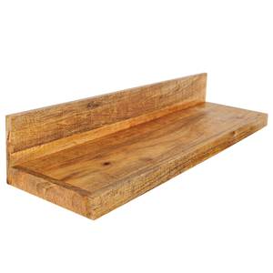 Wandregal MAKASSAR Braun - Massivholz - Holzart/Dekor - 80 x 17 x 24 cm