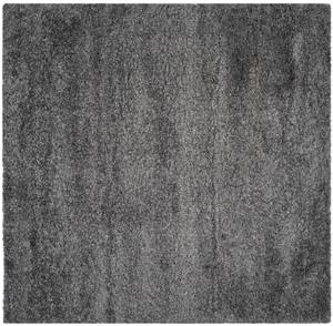 Teppich Crosby Grau - 200 x 6 x 200 cm