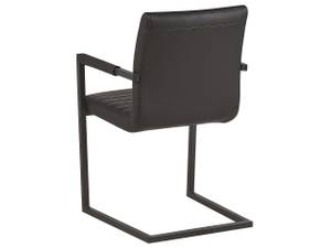 Chaise de conférence BUFORD Noir - Cuir synthétique - 52 x 87 x 54 cm