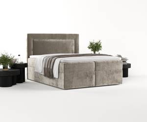 Boxspringbett Imagine Beige - Breite: 160 cm - H3