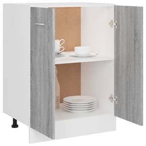 Unterschrank 3016496-1 Grau - Eiche Sonoma Dekor - 60 x 81 cm