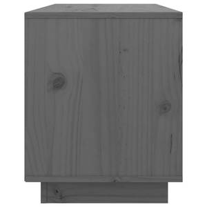 TV-Schrank D676 Grau - Massivholz - 35 x 44 x 74 cm