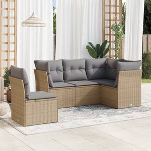 Gartensitzgruppe K2940(5-tlg) Beige - Massivholz - 69 x 62 x 62 cm