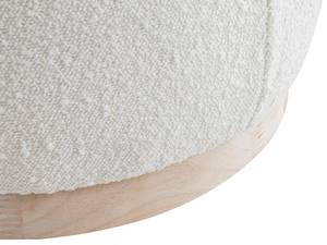 Pouf MILODEN Blanc - Textile - 37 x 50 x 50 cm