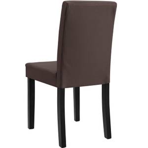 Lot de 8 Chaises rembourées Marron