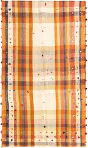 Teppich Jajim CCXII Orange - Textil - 118 x 1 x 206 cm
