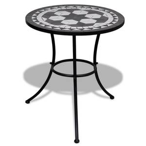 Table Noir - Métal - 60 x 70 x 60 cm