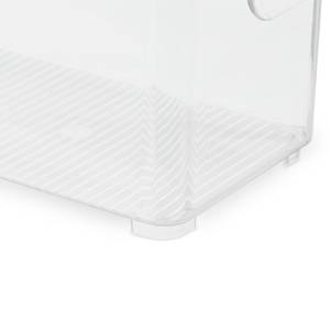 Kühlschrank Organizer schmal mit Griff Kunststoff - 10 x 11 x 31 cm