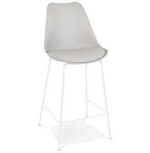 Tabouret De Bar LEMON Gris - Blanc