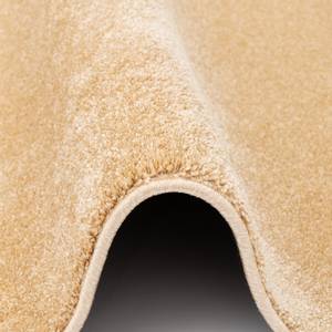 Luxus Soft-Velours Teppich Verona Rund Beige - 120 x 120 cm