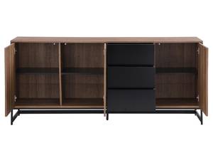 Buffet bas CARATANA Marron - Bois manufacturé - 40 x 80 x 180 cm