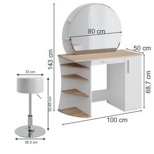 Schminktisch Almina 40028 Eiche Sonoma Dekor