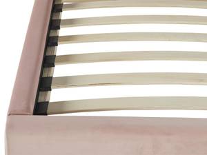Set Bett + Matratze MOANA Pink - Textil - 117 x 128 x 220 cm