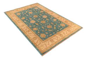 Tapis Ziegler LII Bleu - Textile - 123 x 1 x 187 cm