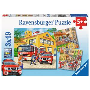 Puzzle Feuerwehreinsatz Papier - 12 x 8 x 12 cm