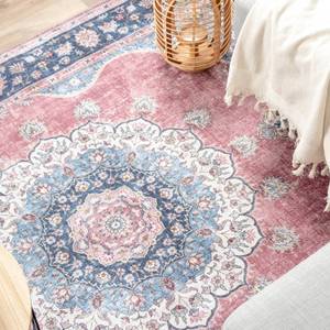 Teppich Vintage Lily Medaillon Rot - 160 x 230 cm