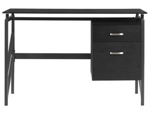 Bureau MORITON Noir - Bois manufacturé - 117 x 76 x 57 cm