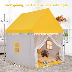 Kinderzelt HW67015 Gelb