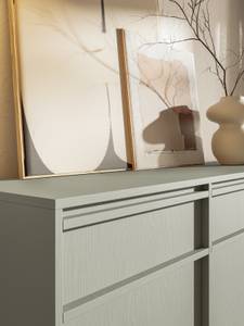 Sideboard mit Metallgestell Evo Grün - Salbei